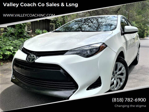 2017 Toyota Corolla for sale at Valley Coach Co Sales & Leasing in Van Nuys CA