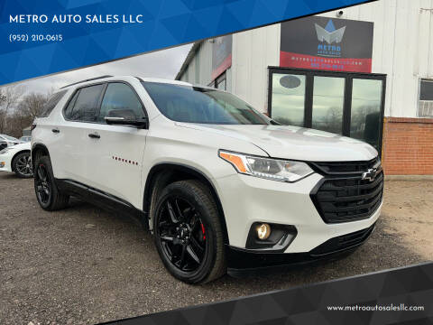 2020 Chevrolet Traverse for sale at METRO AUTO SALES LLC in Lino Lakes MN