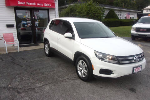 2012 Volkswagen Tiguan for sale at Dave Franek Automotive in Wantage NJ