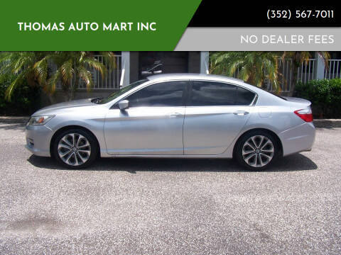 2013 Honda Accord for sale at Thomas Auto Mart Inc in Dade City FL