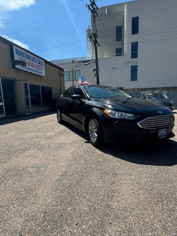 2017 Ford Fusion for sale at MARATHON AUTO in Denver, CO