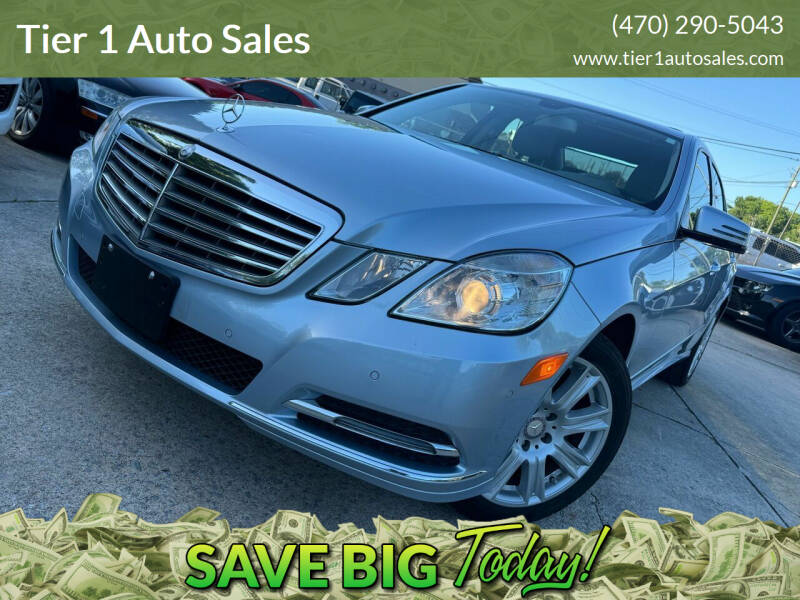 2013 Mercedes-Benz E-Class for sale at Tier 1 Auto Sales in Gainesville GA
