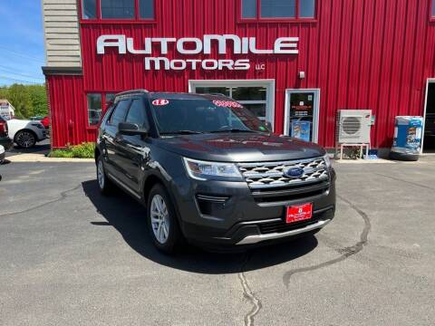2018 Ford Explorer for sale at AutoMile Motors in Saco ME