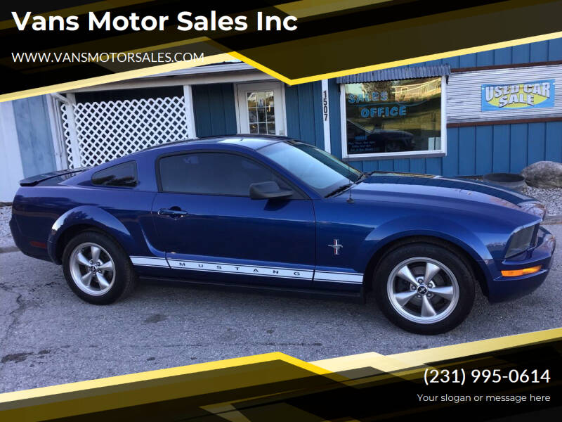 2008 Ford Mustang for sale at Vans Motor Sales Inc in Traverse City MI