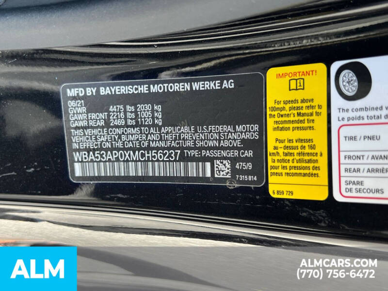 2021 BMW 4 Series 430i