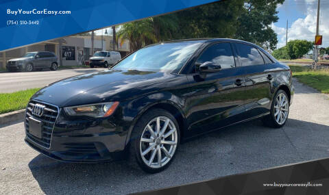 2015 Audi A3 for sale at BuyYourCarEasyllc.com in Hollywood FL