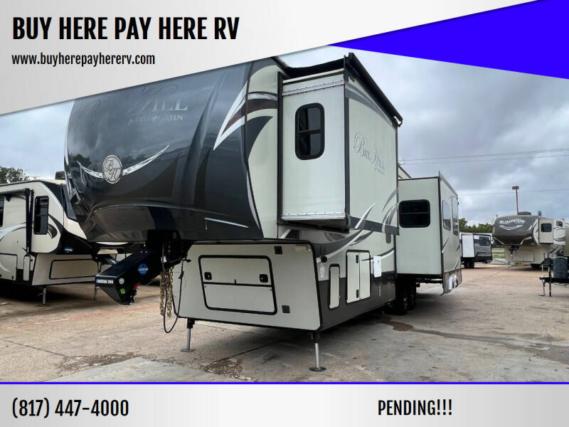 2014 Evergreen RV Bay Hill 385BH for sale at BUY HERE PAY HERE RV in Burleson TX