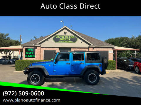 2016 Jeep Wrangler Unlimited for sale at Auto Class Direct in Plano TX