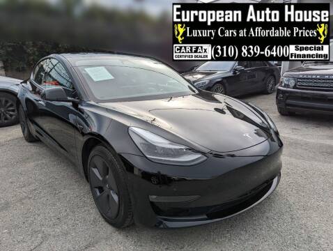 2021 Tesla Model 3 for sale at European Auto House in Los Angeles CA