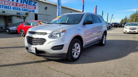 2017 Chevrolet Equinox for sale at Martinez Used Cars INC in Livingston CA