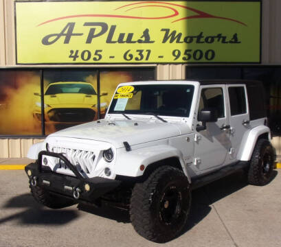 2014 Jeep Wrangler Unlimited for sale at A Plus Motors in Oklahoma City OK