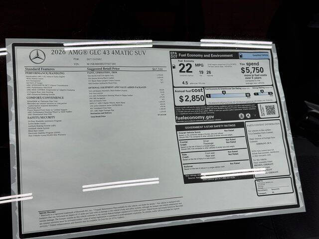 2026 Mercedes-Benz GLC AMG GLC 43