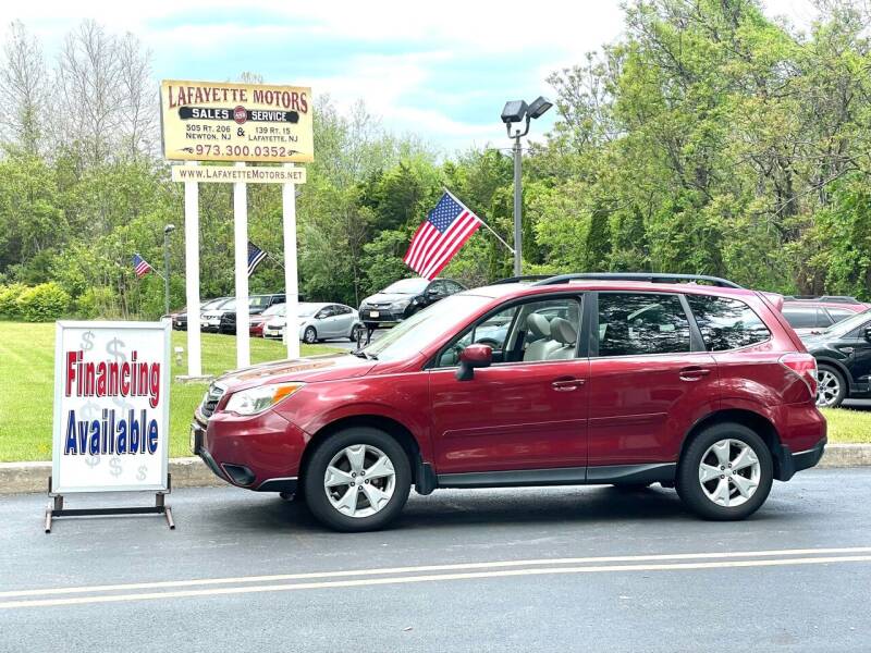 2015 Subaru Forester for sale at Lafayette Motors 2 in Andover NJ