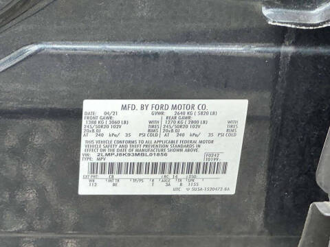 2021 Lincoln Nautilus Reserve