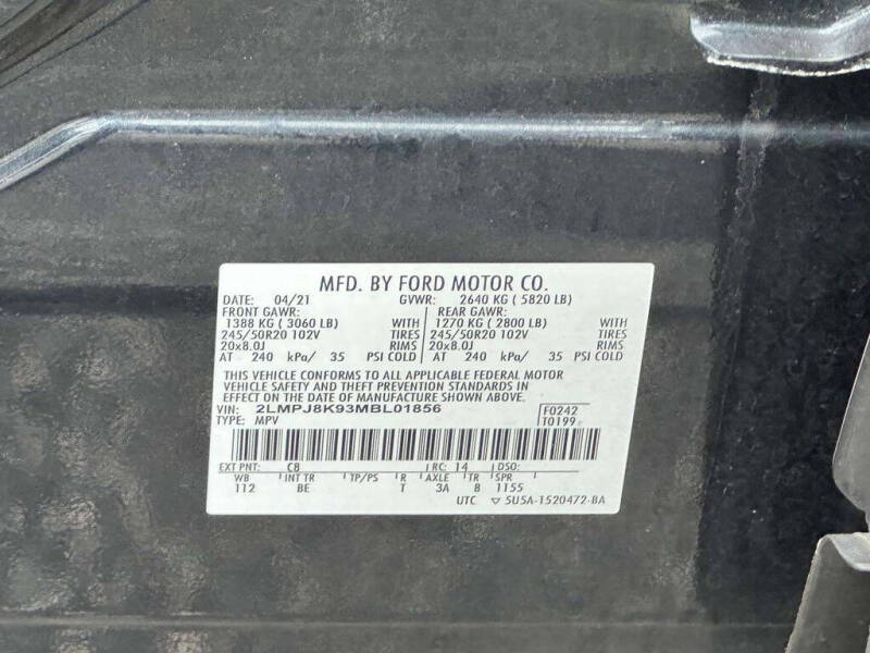 2021 Lincoln Nautilus Reserve