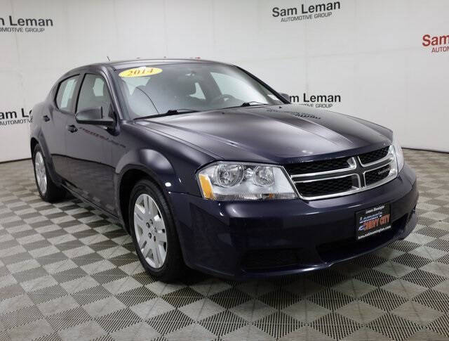 Used 2014 Dodge Avenger SE with VIN 1C3CDZABXEN160701 for sale in Bloomington, IL