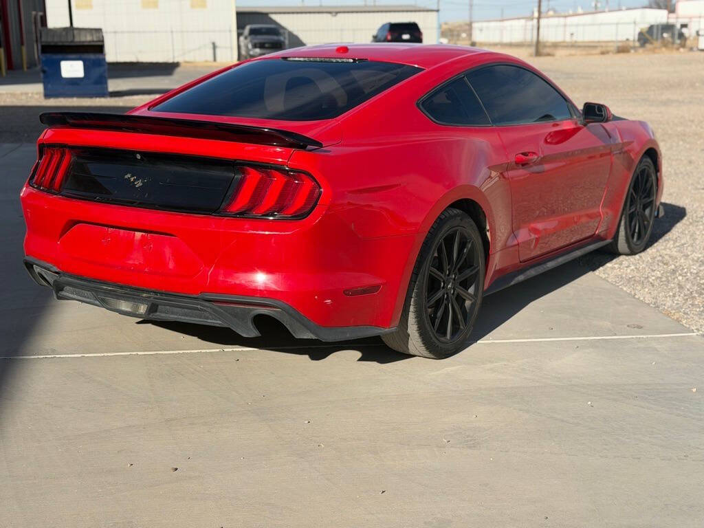 Red 2019 Ford Mustang EcoBoost EcoBoost 2dr Fastback 4