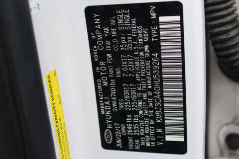 2017 Hyundai Tucson SE