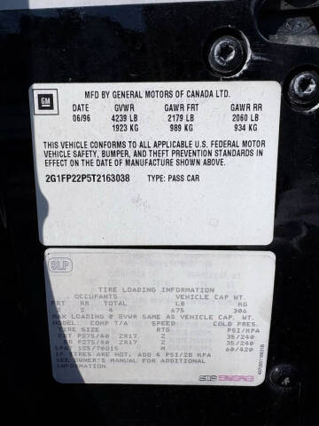 1996 Chevrolet Camaro