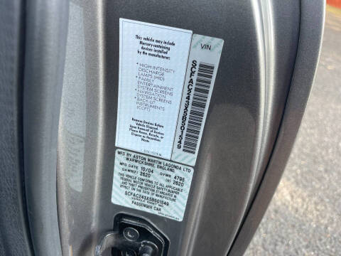 2005 Aston Martin V12 Vanquish S