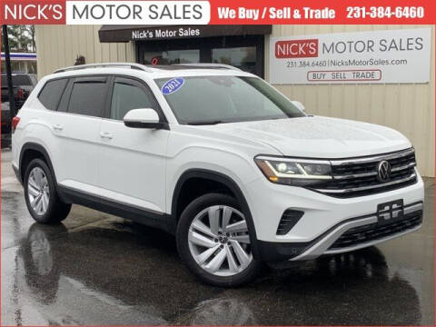 2021 Volkswagen Atlas for sale at Nick's Motor Sales in Kalkaska MI