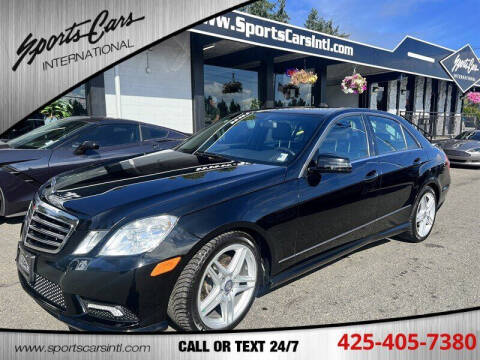 2011 Mercedes-Benz E-Class for sale at Sports Cars International in Lynnwood WA
