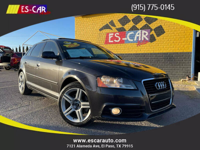 2012 Audi A3 for sale at Escar Auto - 9809 Montana Ave Lot in El Paso TX