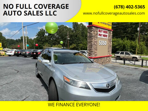 2012 Acura TL for sale at NO FULL COVERAGE AUTO SALES LLC in Austell GA