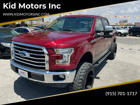 2016 Ford F-150 for sale at Kid Motors Inc in El Paso TX