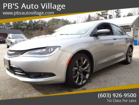 2015 Chrysler 200 for sale at PB'S Auto Village in Hampton Falls NH
