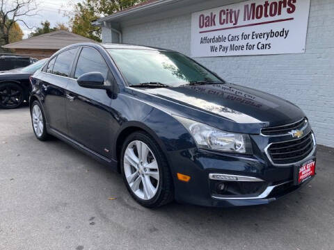 2015 Chevrolet Cruze for sale at Oak City Motors in Garner NC