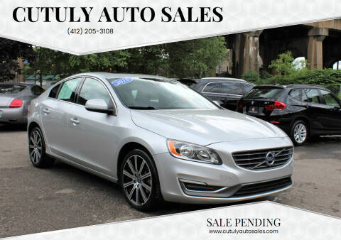 2015 Volvo S60 for sale at Cutuly Auto Sales in Pittsburgh PA