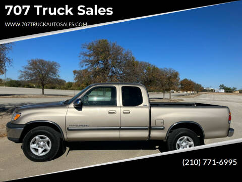 2001 Toyota Tundra for sale at 707 Truck Sales in San Antonio TX