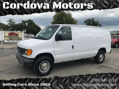 2003 Ford E-Series Cargo for sale at Cordova Motors in Lawrence KS