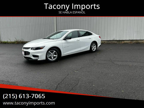 2017 Chevrolet Malibu for sale at Tacony Imports in Philadelphia PA