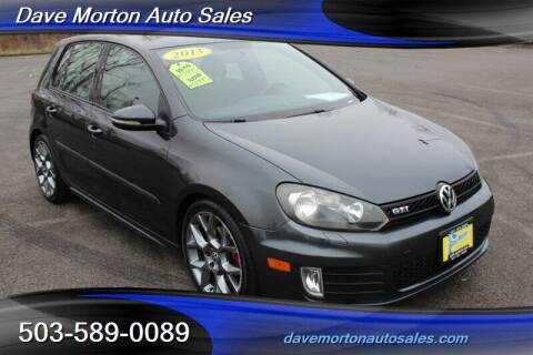 2013 Volkswagen GTI for sale at Dave Morton Auto Sales in Salem OR