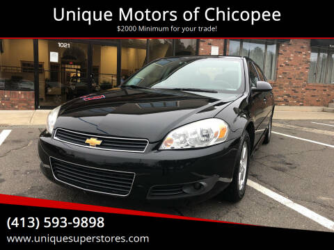 2011 Chevrolet Impala for sale at Unique Motors of Chicopee in Chicopee MA