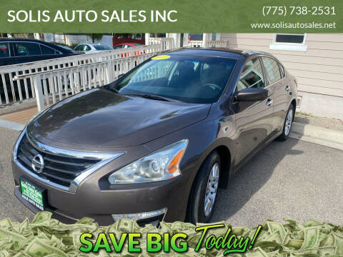 2015 Nissan Altima for sale at SOLIS AUTO SALES INC in Elko NV