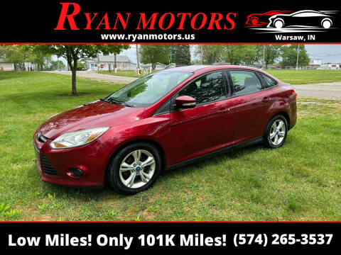 2013 Ford Focus for sale at Ryan Motors LLC in Warsaw IN