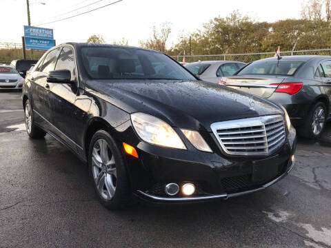 2011 Mercedes-Benz E-Class for sale at Prestige Auto Sales Inc. in Nashville TN