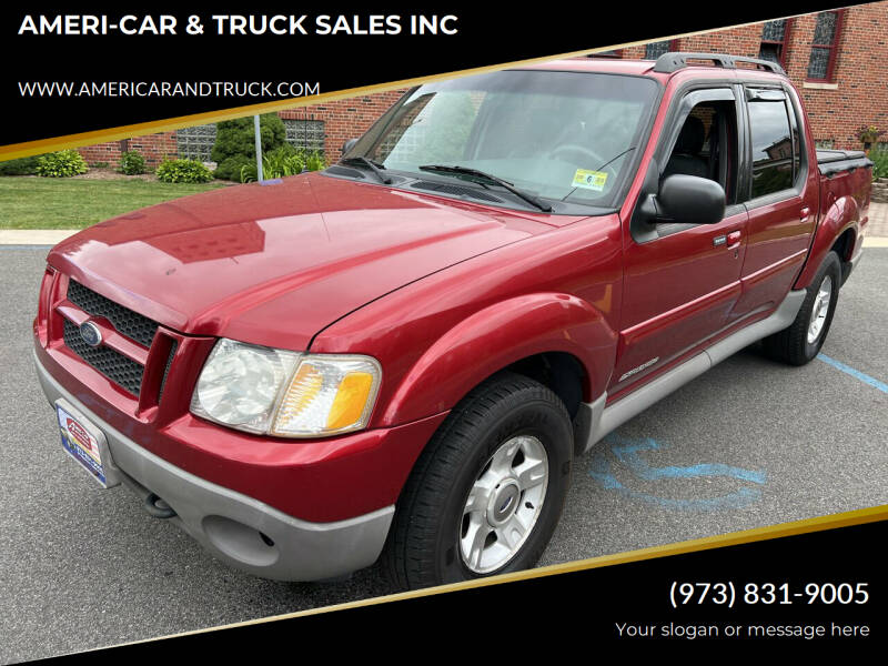 2001 Ford Explorer Sport Trac for sale at AMERI-CAR & TRUCK SALES INC in Haskell NJ