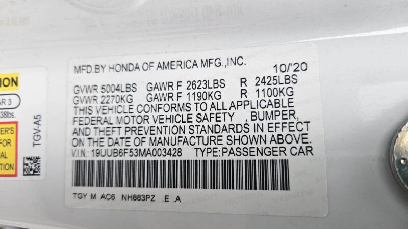 2021 Acura TLX SH-AWD w/A-SPEC