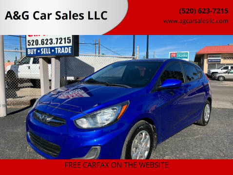 2014 Hyundai Accent for sale at A&G Car Sales  LLC in Tucson AZ