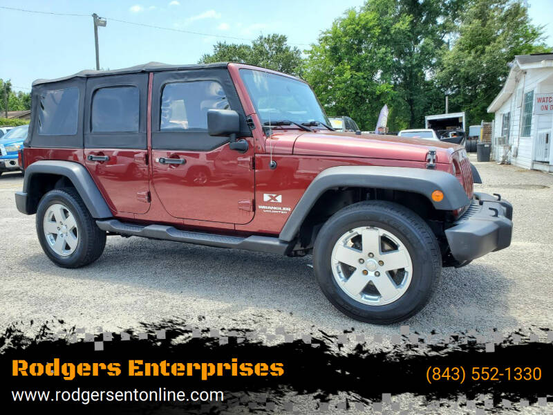 2008 Jeep Wrangler Unlimited for sale at Rodgers Enterprises in North Charleston SC