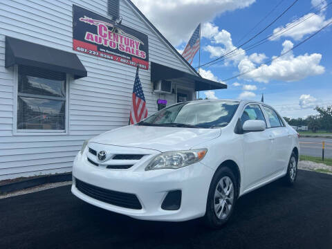 2013 Toyota Corolla for sale at CENTURY AUTO SALES in Orlando FL