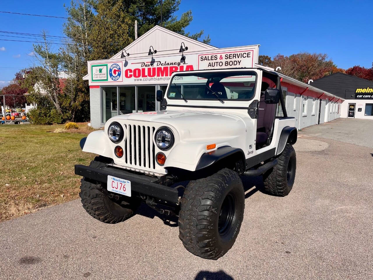 1976 Jeep CJ-7 for sale at Dave Delaney's Columbia Motors in Hanover, MA