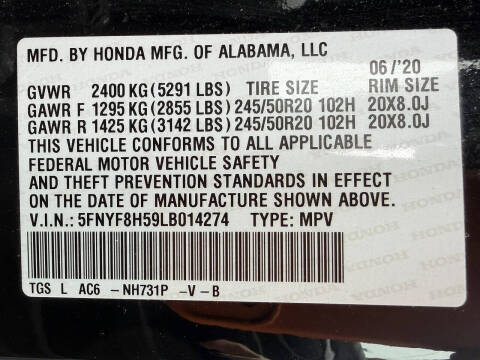 2020 Honda Passport EX-L