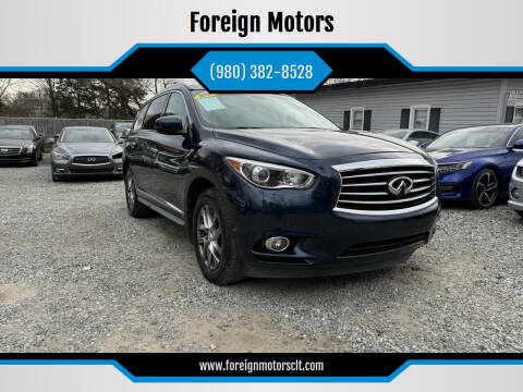 2015 Infiniti QX60 for sale at Foreign Motors in Kannapolis NC