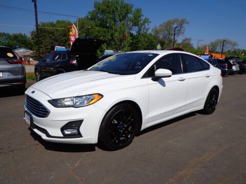 2019 Ford Fusion for sale at North American Credit Inc. in Waukegan IL