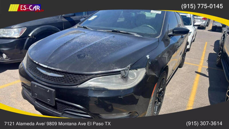 2015 Chrysler 200 for sale at Escar Auto in El Paso TX